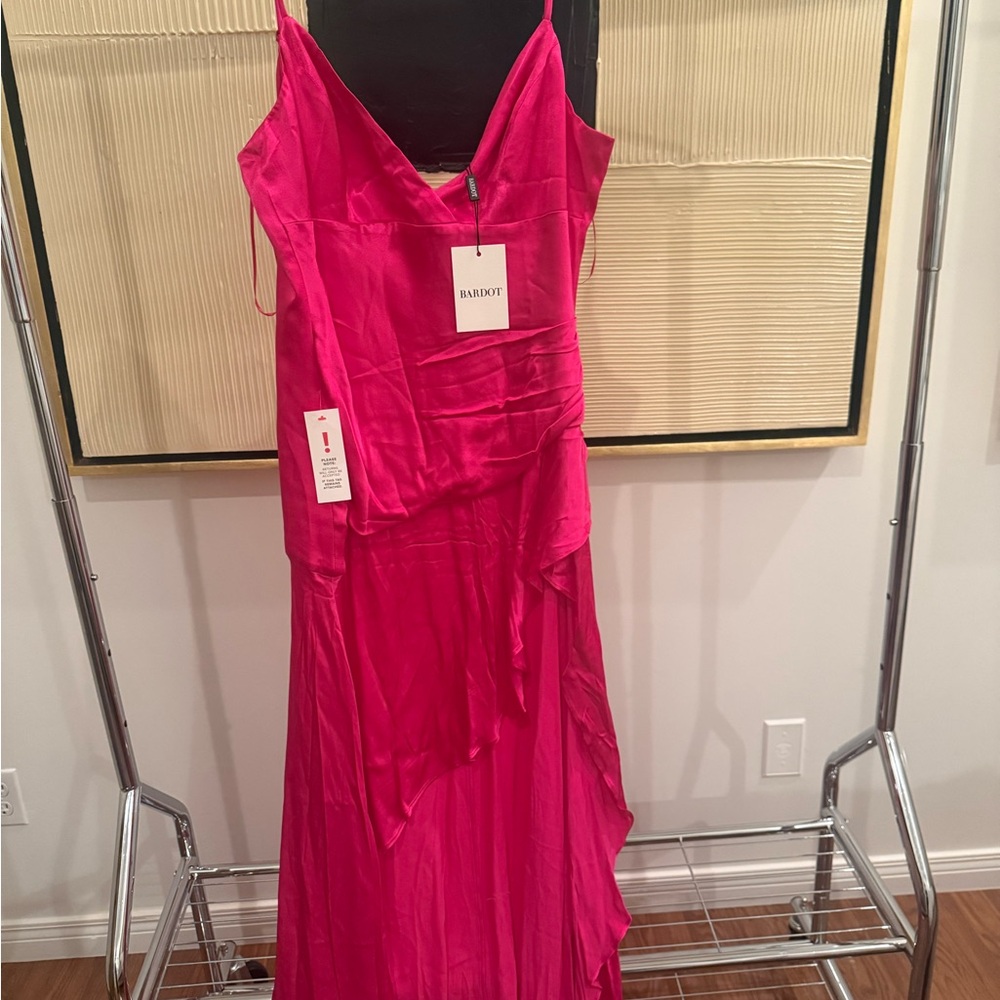 Bardot Vibrant Pink Maxi Dress